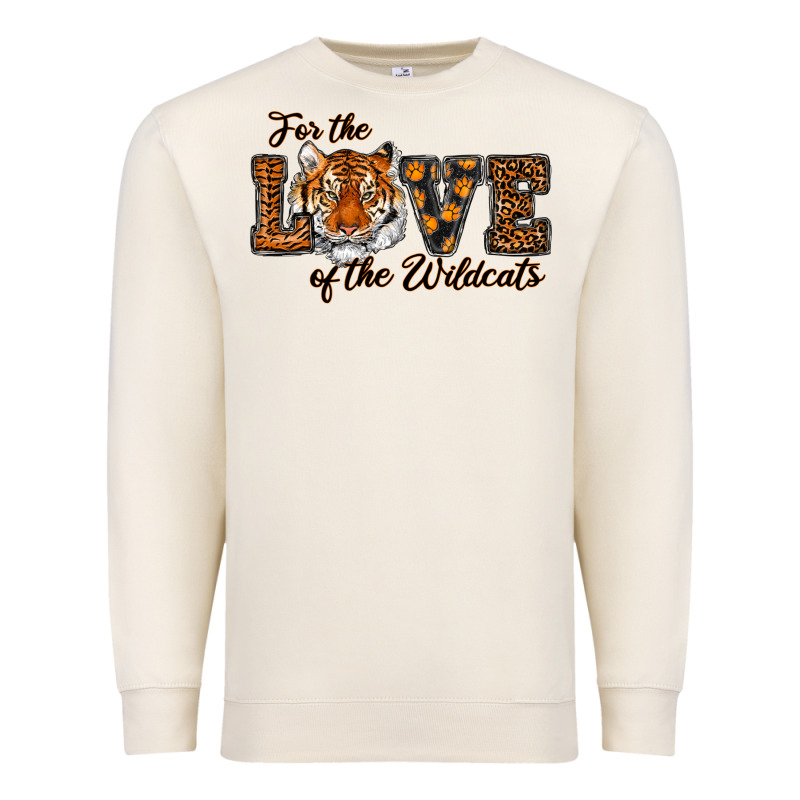 Love Of The Wildcats Premium Sweatshirt by RanaPortraitStore | Teevron