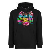 Black perfectly imperfect Heavyweight Hoodie - texasbilliewilder
