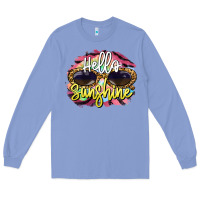 Colony Blue hello sunshine Long Sleeve Tee - BarkalooDesign
