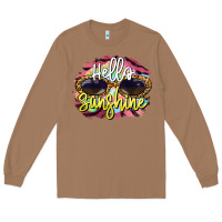 Toasted Coconut hello sunshine Long Sleeve Tee - BarkalooDesign