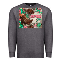Charcoal Heather country girl Premium Sweatshirt - Zillion Design Studio