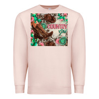 Pale Pink country girl Premium Sweatshirt - Zillion Design Studio