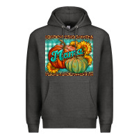 Charcoal Heather pumpkin mama mouse pad Premium Hoodie - BundleAndBundleShop