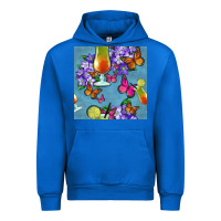 Cobalt butterfly cocktail Urban Hoodie - BundleAndBundleShop