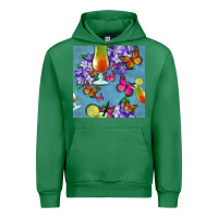 Emerald butterfly cocktail Urban Hoodie - BundleAndBundleShop