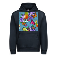 Navy butterfly cocktail Urban Hoodie - BundleAndBundleShop