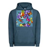 Pigment Midnight Navy butterfly cocktail Urban Hoodie - BundleAndBundleShop