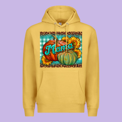 Pumpkin Mama Mouse Pad Premium Hoodie Designed By Bundleandbundleshop