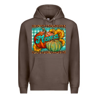 Coffee pumpkin mama mouse pad Premium Hoodie - BundleAndBundleShop