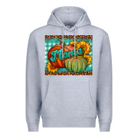 Heather Grey pumpkin mama mouse pad Premium Hoodie - BundleAndBundleShop