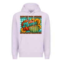Lilac pumpkin mama mouse pad Premium Hoodie - BundleAndBundleShop