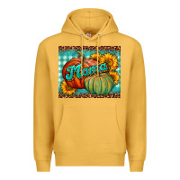 Mustard pumpkin mama mouse pad Premium Hoodie - BundleAndBundleShop