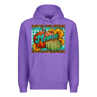 Purple pumpkin mama mouse pad Premium Hoodie - BundleAndBundleShop