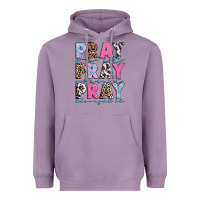 Lavender pray on it pray over it pray throught it Heavyweight Hoodie - texasbilliewilder