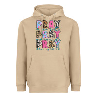 Mushroom pray on it pray over it pray throught it Heavyweight Hoodie - texasbilliewilder