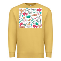 Antique Gold nurse Premium Sweatshirt - Zillion Design Studio