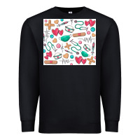 Black nurse Premium Sweatshirt - Zillion Design Studio