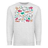 Oatmeal Heather nurse Premium Sweatshirt - Zillion Design Studio
