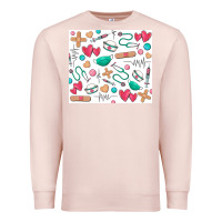 Pale Pink nurse Premium Sweatshirt - Zillion Design Studio