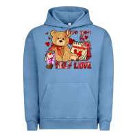 Pigment Pebble Blue give you self love Urban Hoodie - AdoDesignShop