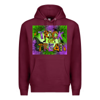 Burgundy trick or treat mouse pad Premium Hoodie - BundleAndBundleShop