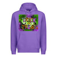 Purple trick or treat mouse pad Premium Hoodie - BundleAndBundleShop