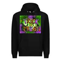 Black trick or treat mouse pad Premium Hoodie - BundleAndBundleShop