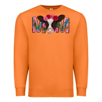 Carrot mom with cow mothers day Premium Sweatshirt - texasbilliewilder