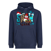 Navy up to snow good Heavyweight Hoodie - Zillion Design Studio