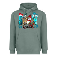 Sage up to snow good Heavyweight Hoodie - Zillion Design Studio