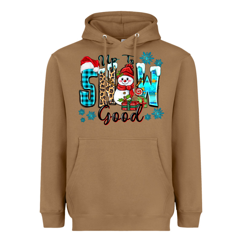 Up To Snow Good Heavyweight Hoodie by Zillion Design Studio | Teevron