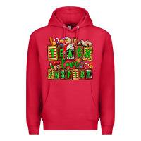 Cardinal teach love inspire with Christmas and teacher elements Premium Hoodie - AdoDesignShop