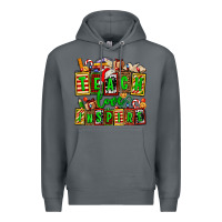 Rock teach love inspire with Christmas and teacher elements Premium Hoodie - AdoDesignShop