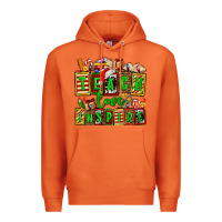 Carrot teach love inspire with Christmas and teacher elements Premium Hoodie - AdoDesignShop