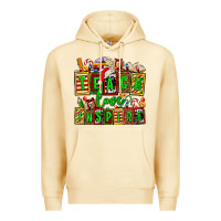 Pina Colada teach love inspire with Christmas and teacher elements Premium Hoodie - AdoDesignShop
