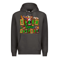 Smoke teach love inspire with Christmas and teacher elements Premium Hoodie - AdoDesignShop