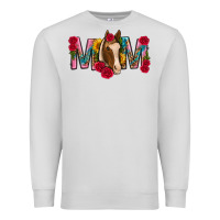Dove Grey mom with horse mothers day Premium Sweatshirt - texasbilliewilder