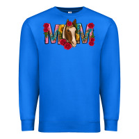 True Royal mom with horse mothers day Premium Sweatshirt - texasbilliewilder