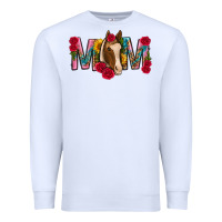 White mom with horse mothers day Premium Sweatshirt - texasbilliewilder