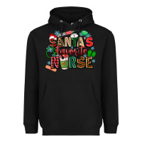 Black santa's favorite nurse Heavyweight Hoodie - Zillion Design Studio