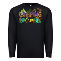Black camping crew Premium Sweatshirt - Zillion Design Studio