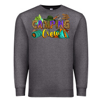 Charcoal Heather camping crew Premium Sweatshirt - Zillion Design Studio