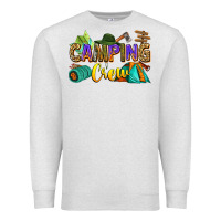 Oatmeal Heather camping crew Premium Sweatshirt - Zillion Design Studio