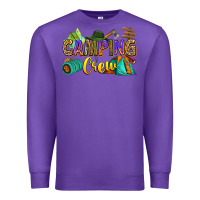 Purple camping crew Premium Sweatshirt - Zillion Design Studio