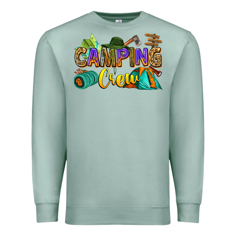 Camping Crew Premium Sweatshirt by Zillion Design Studio | Teevron