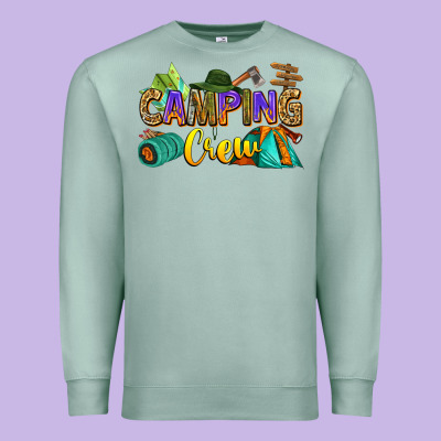 Camping Crew Premium Sweatshirt Designed By Zillion Design Studio