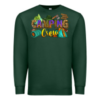 Sports Green camping crew Premium Sweatshirt - Zillion Design Studio