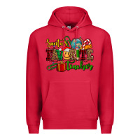 Cardinal santa's favorite teacher Premium Hoodie - AdoDesignShop