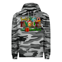 Slate Camo santa's favorite teacher Premium Hoodie - AdoDesignShop