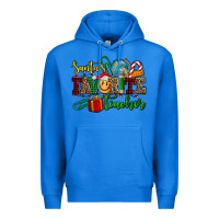 True Royal santa's favorite teacher Premium Hoodie - AdoDesignShop